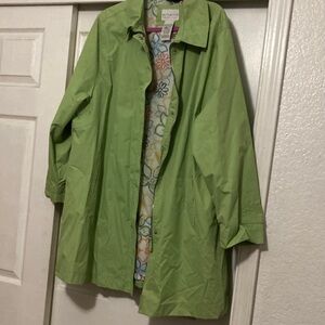 Green Women's Jacket/White Stag